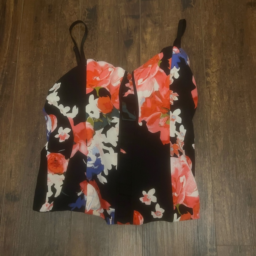 Corset flower top